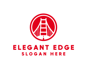 San Francisco Bridge Landmark logo design