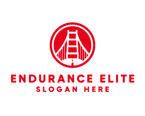 San Francisco Bridge Landmark logo design