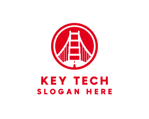 San Francisco Bridge Landmark logo design