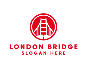 San Francisco Bridge Landmark logo design