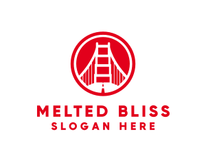 San Francisco Bridge Landmark logo design