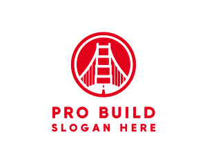 San Francisco Bridge Landmark logo design