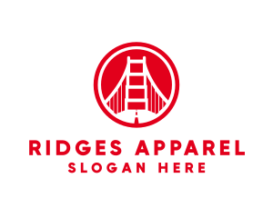 San Francisco Bridge Landmark logo design