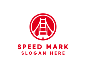 San Francisco Bridge Landmark logo design