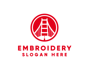 San Francisco Bridge Landmark logo design