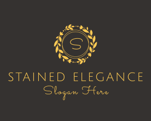 Flower Arrangemet Garland Boutique logo design