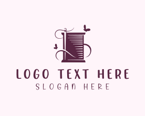 Quilting - Sewing Thread Tailoring logo design
