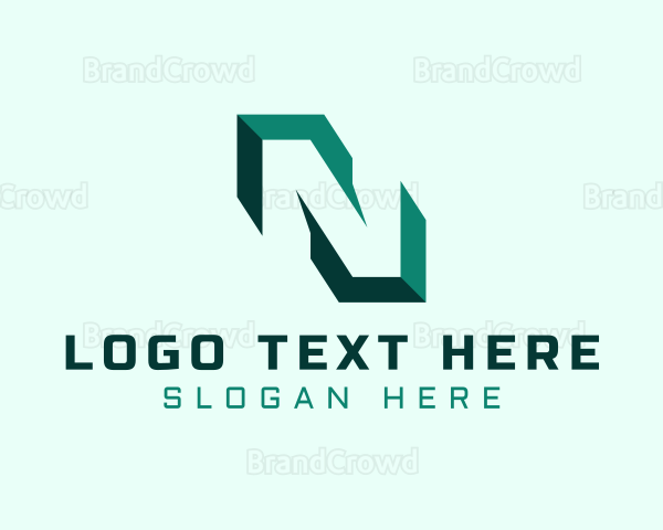Creative Modern Business Letter N Logo