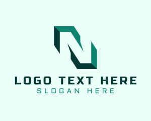 Multimedia - Creative Modern Business Letter N logo design