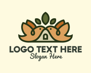 Lgbtiq - Bird Birdhouse Shelter logo design