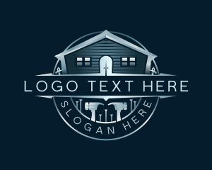 Hammer - Repair Hammer Construction logo design