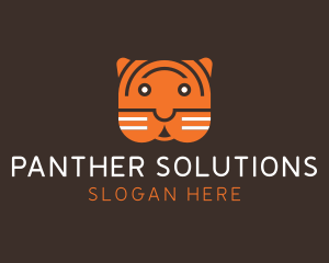 Tiger Head Zoo logo design