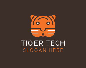 Tiger Head Zoo logo design