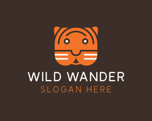 Tiger Head Zoo logo design