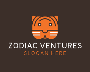 Tiger Head Zoo logo design