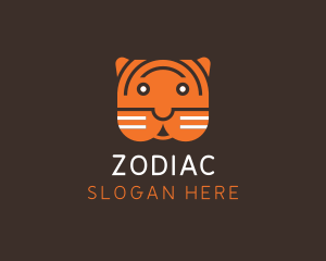 Tiger Head Zoo logo design