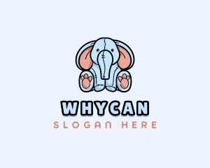 Pediatrician - Elephant Plushie Toy logo design