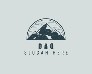 Rustic Mountain Adventure Logo