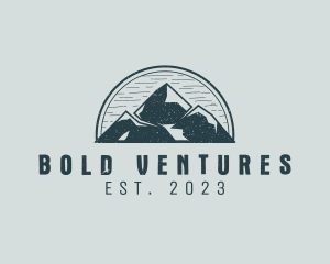 Rustic Mountain Adventure logo design