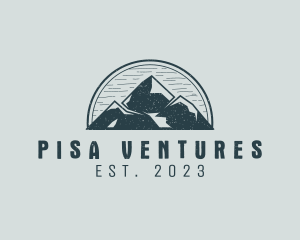 Rustic Mountain Adventure logo design