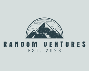 Rustic Mountain Adventure logo design