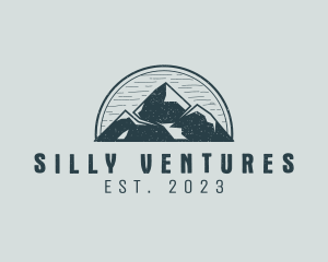 Rustic Mountain Adventure logo design