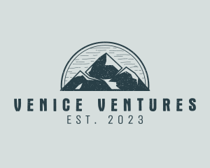 Rustic Mountain Adventure logo design