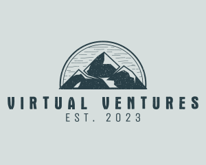 Rustic Mountain Adventure logo design