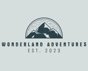 Rustic Mountain Adventure logo design