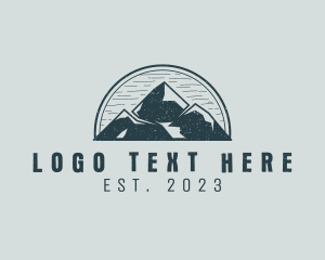 Rustic - Rustic Mountain Adventure logo design