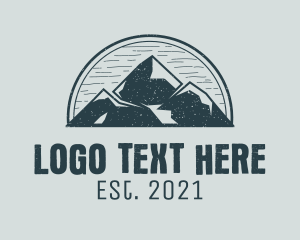 Adventure - Rustic Mountain Adventure logo design