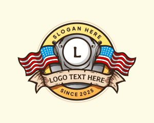 Heritage - Veteran Flag Campaign logo design