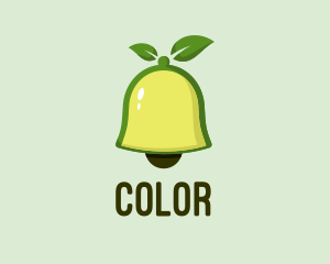 Avocado - Fruit Leaf Bell logo design
