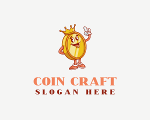 Coin - Crown Money Coin logo design