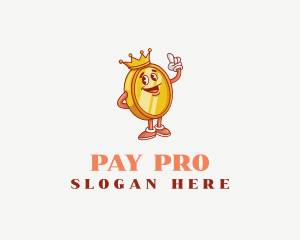 Payment - Crown Money Coin logo design