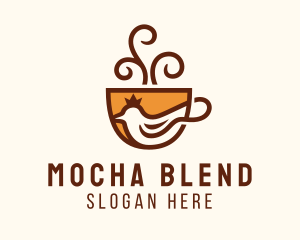 Mocha - Royal Bird Coffee logo design