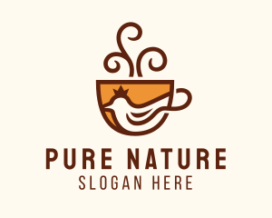 Royal Bird Coffee  logo design