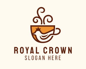 Royal - Royal Bird Coffee logo design