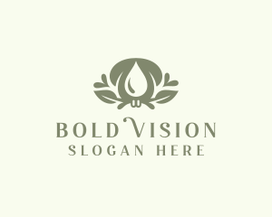 Wellness Essential Oil logo design