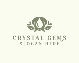 Wellness Essential Oil logo design