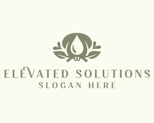 Wellness Essential Oil logo design