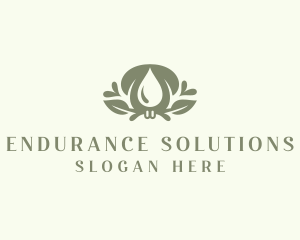 Wellness Essential Oil logo design