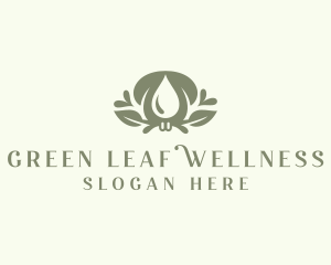 Cbd - Wellness Essential Oil logo design