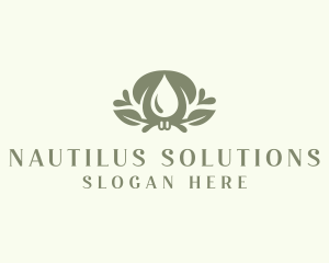 Wellness Essential Oil logo design