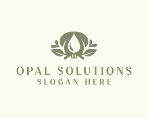 Wellness Essential Oil logo design