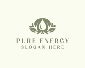 Oil - Wellness Essential Oil logo design