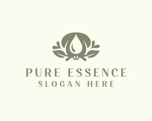 Wellness Essential Oil logo design