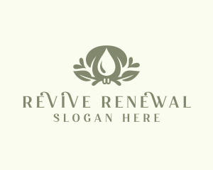 Wellness Essential Oil logo design