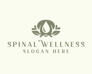 Wellness Essential Oil logo design