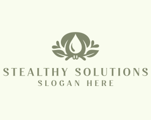 Wellness Essential Oil logo design